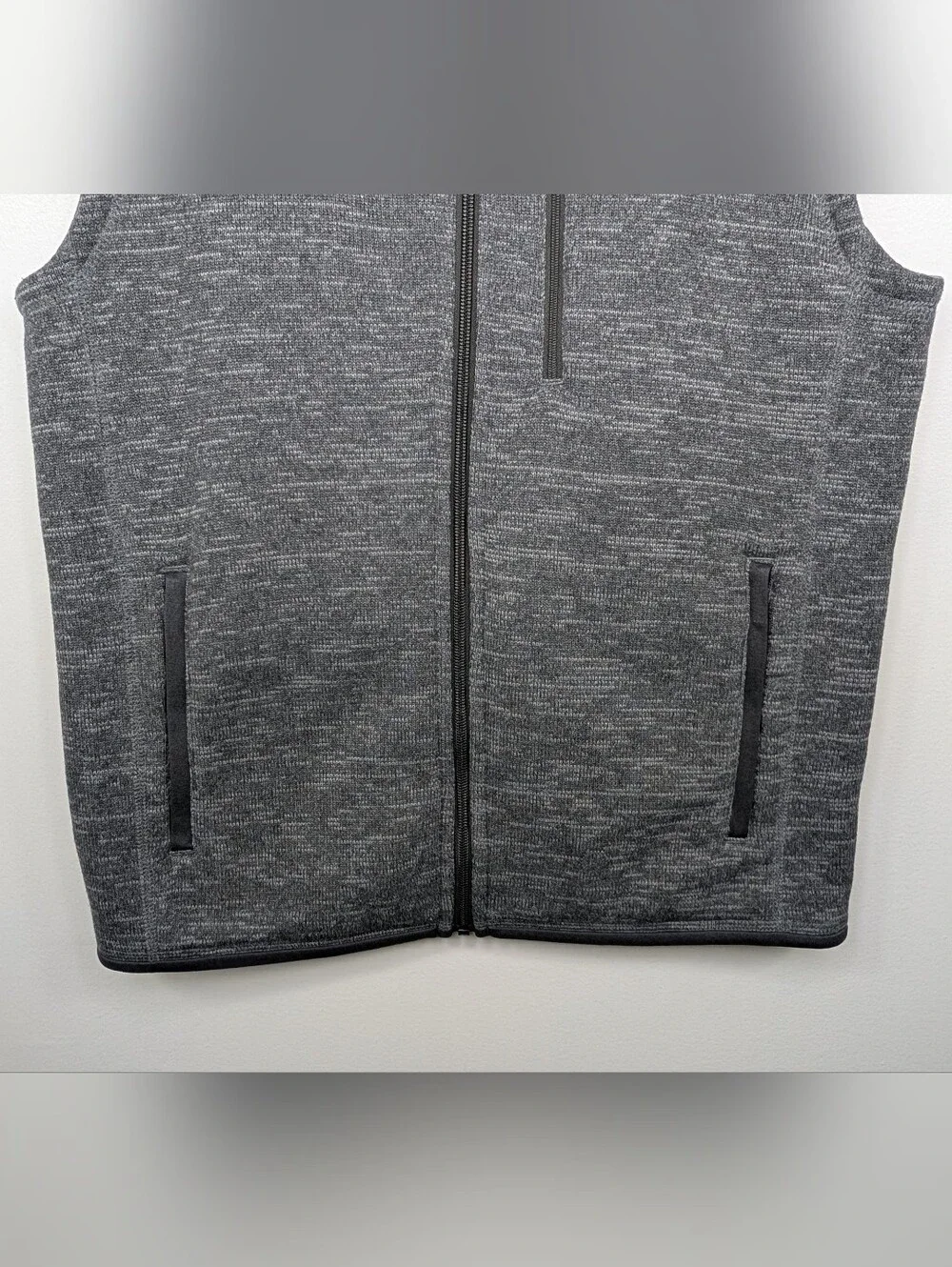 Patagonia Better Sweater Vest Mens Medium Dark Gray Full Zip Fleece STY25881FA17